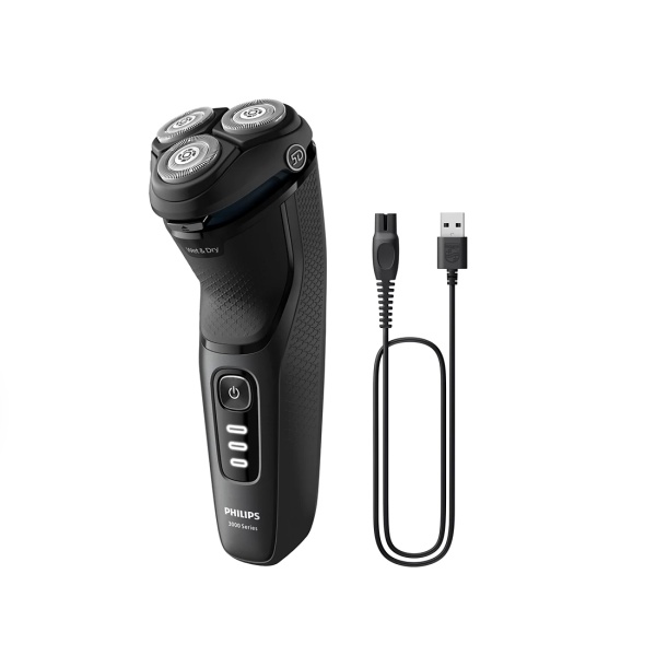 Электробритва Philips Series 3000 S3244/12 для влажного и сухого бритья