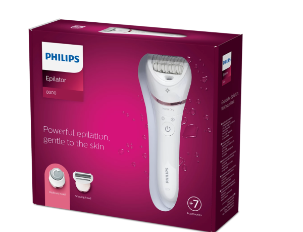 Эпилятор Philips Series 8000 BRE730/10 для влажного и сухого бритья